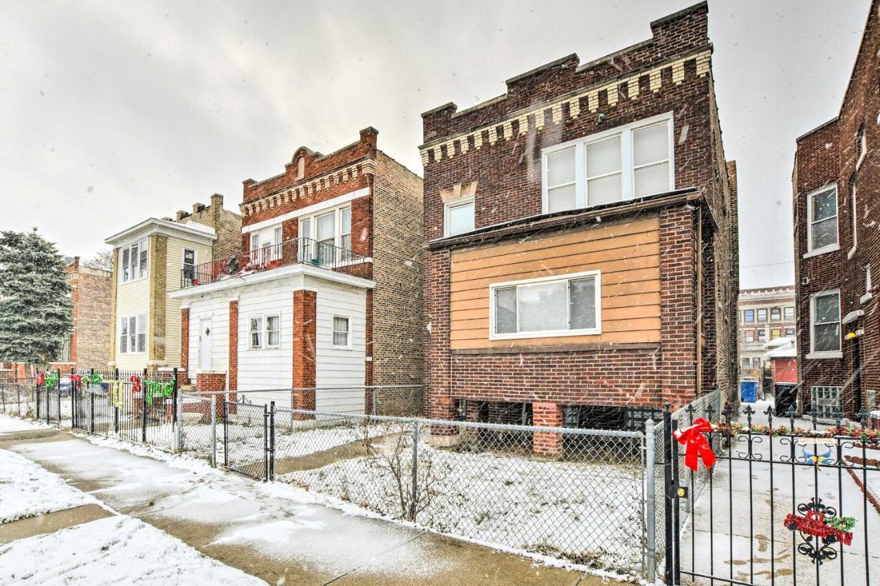 Quiet Chicago Townhome Walk To Subway Stations Eksteriør bilde